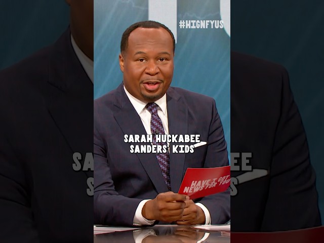 ‘Have I Got News For You’ comedian Amber Ruffin reacts to Sarah Huckabee Sanders