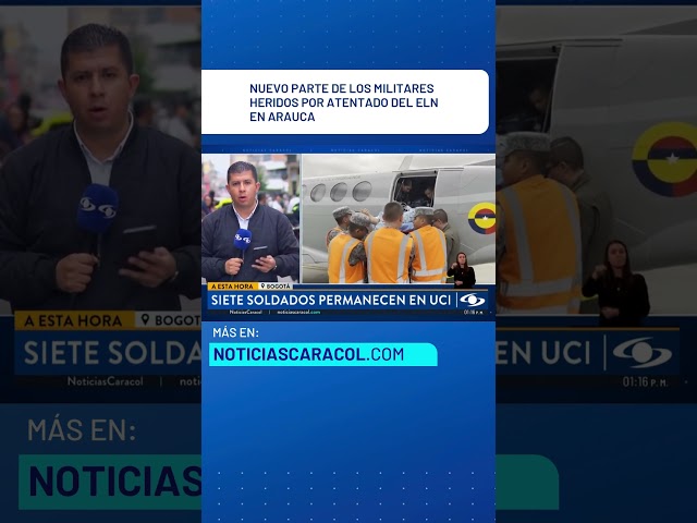 ⁣Nuevo parte de los militares heridos por atentado del ELN en Arauca