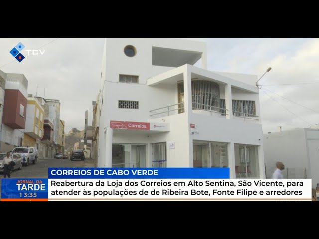 Reabertura da Loja dos Correios em Alto Sentina, São Vicente