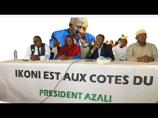 La ville d'Iconi aux cotés du président Azali