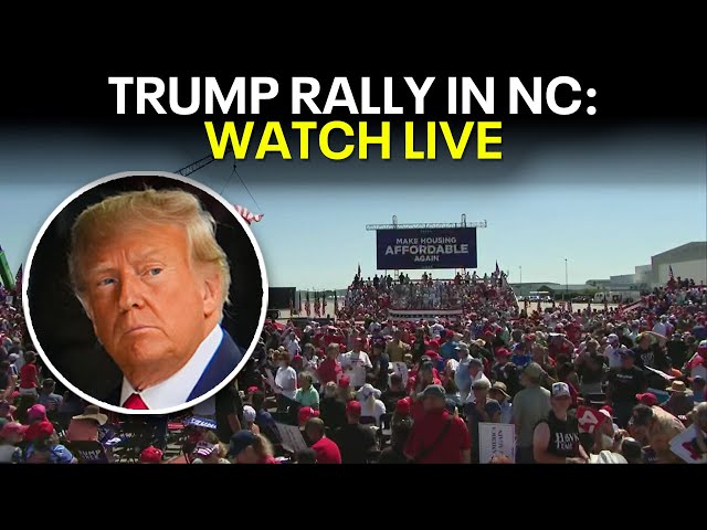 ⁣LIVE: Donald Trump Rally in NC | FOX 4