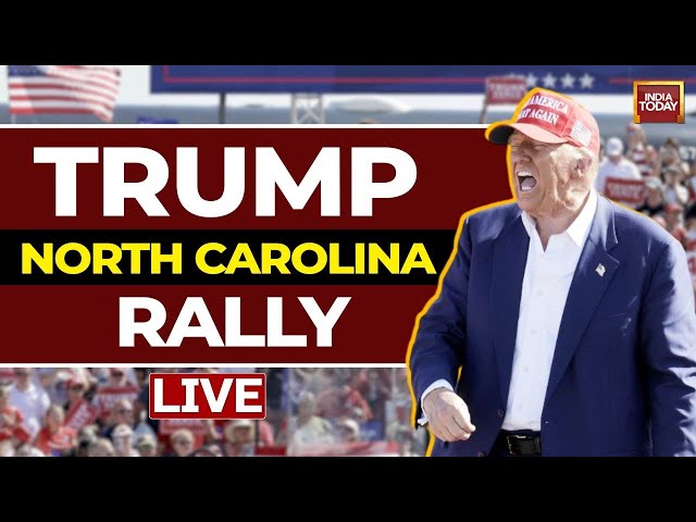 ⁣Trump Speech LIVE: Donald Trump Rally In Wilmington North Carolina | Trump Rally LIVE | US Elections