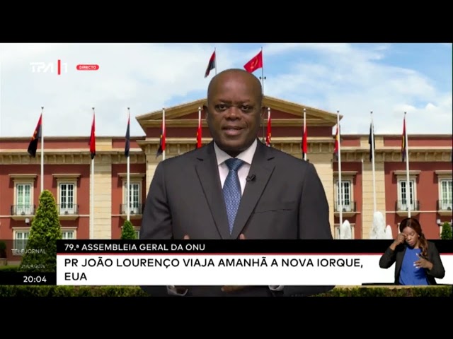 ⁣Presidente João Lourenço - Viaja amanhã a Nova Iorque, EUA