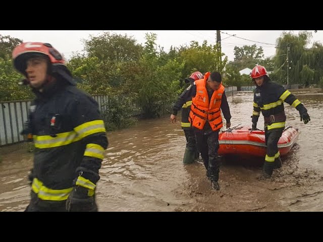 Thousands displaced as flooding washes away home in Romanian county of Galati