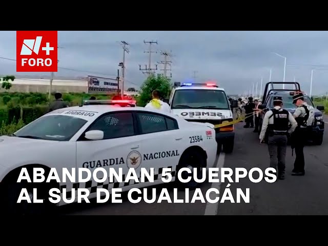 Abandonan 5 cuerpos al sur de Culiacán, Sinaloa - Las Noticias