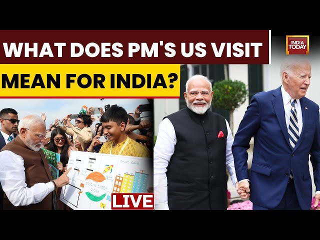 ⁣PM Modi US Visit LIVE Updates | PM Holds 'fruitful' Bilateral Discussions With Biden | Ind