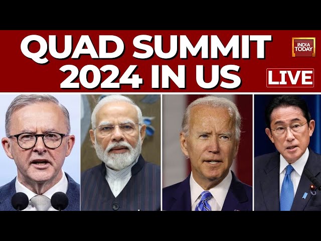 LIVE: Quad Summit 2024 Underway In Delaware | PM Modi | Joe Biden | Anthony Albanese | Joe Biden