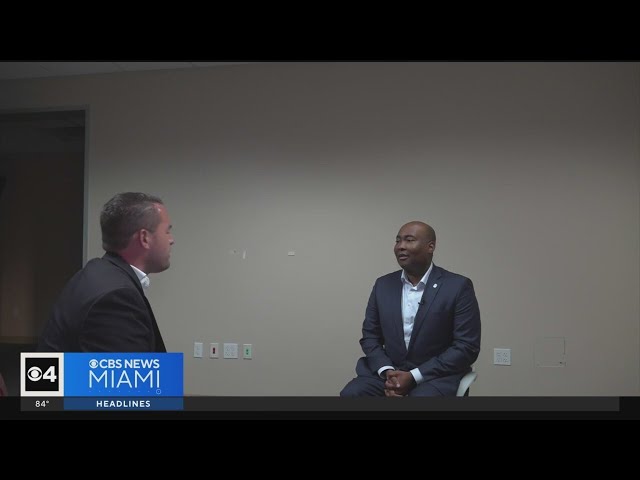 ⁣Exclusive: Democratic Party Chair Harrison sits down with CBS News Miami