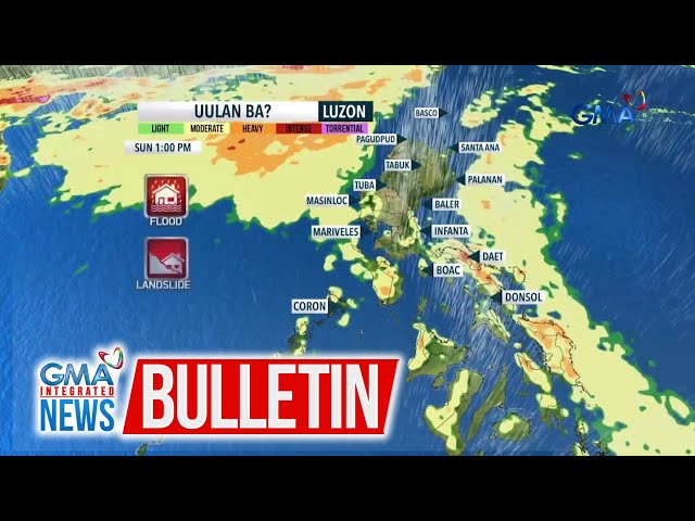 ⁣Asahan pa rin ang mga pag-ulan sa bansa dulot ng... | GMA Integrated News Bulletin