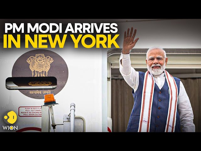 ⁣PM Modi US Visit: India's PM Modi receives grand welcome in New York | WION LIVE