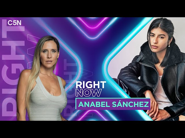 ⁣ANABEL SÁNCHEZ en RIGHT NOW