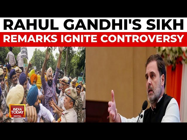 ⁣Rahul Gandhi's US Trip Sparks Political Controversy Over Sikh Remarks