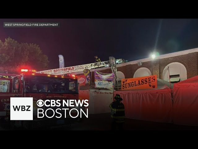 ⁣161 horses rescued from barn fire at Big E fair in Springfield