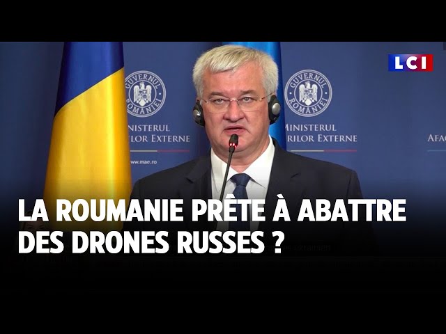 ⁣Guerre en Ukraine : la Roumanie prête à abattre des drones russes ?