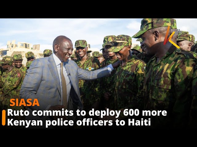 Ruto commits to deploy 600 more Kenyan police officers to Haiti