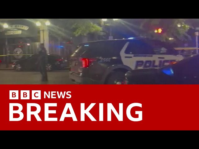 ⁣Alabama mass shooting leaves at least four dead and dozens injured | BBC News