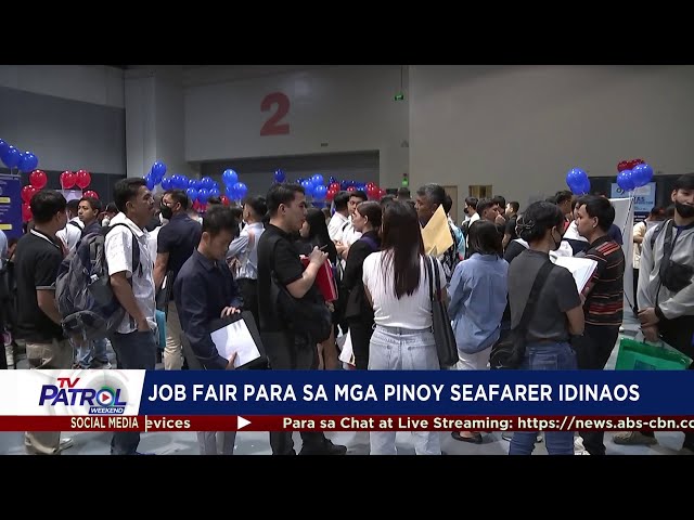 ⁣Job fair para sa Pinoy seafarers idinaos