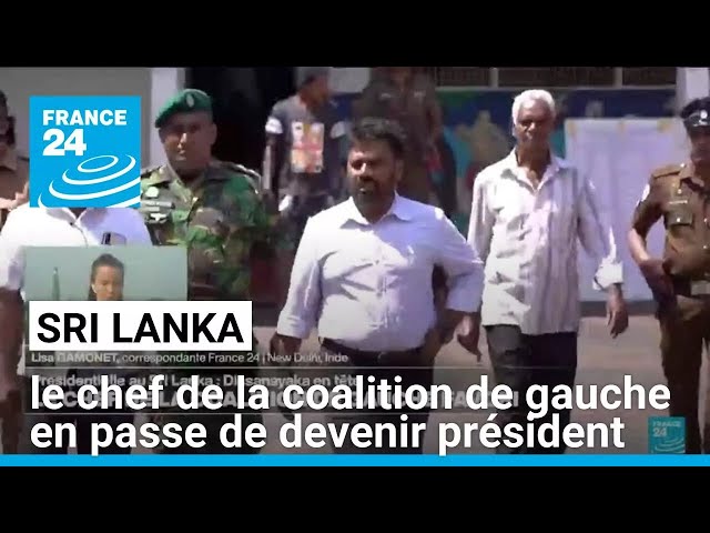 ⁣Sri Lanka : le chef de la coalition de gauche Dissanayaka en passe de remporter la présidentielle