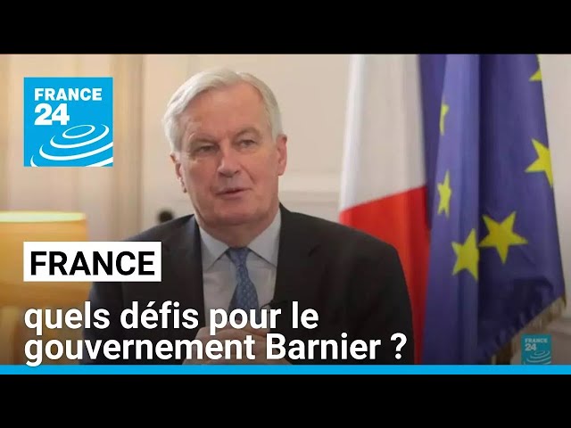 ⁣France : les défis qui attendent le gouvernement Barnier • FRANCE 24