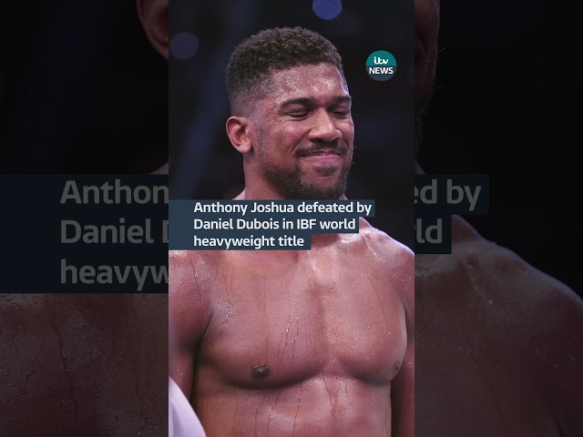 ⁣Anthony Joshua defeated by Daniel Dubois in IBF world heavyweight title | ITV News