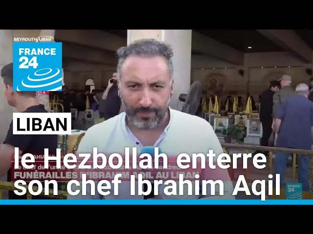 ⁣Liban : le Hezbollah enterre son chef Ibrahim Aqil, tué par une frappe israélienne • FRANCE 24