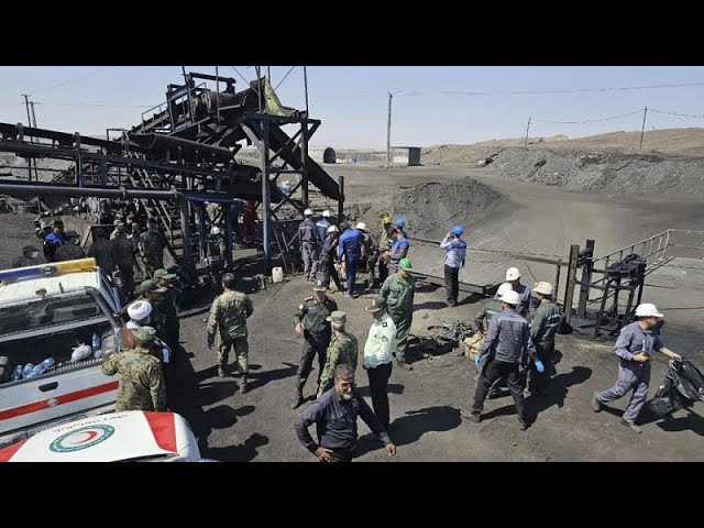 ⁣Dozens dead and 17 feared trapped after explosion at coal mine in Iran