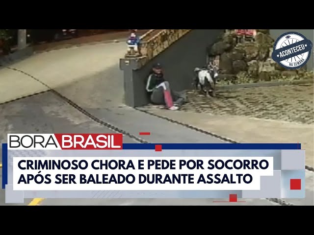 ⁣Aconteceu na Semana | Criminoso manda áudio chorando e pede ajuda após ser baleado I Bora Brasil