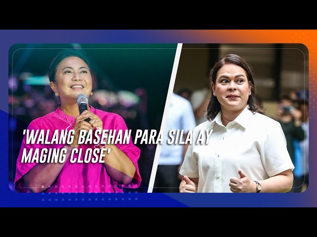 'Walang basehan para sila ay maging close': analyst on VP Sara visiting Leni | TeleRadyo S