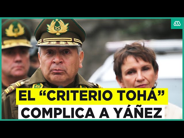 ⁣El "criterio Tohá" complica a Yáñez: Director de Carabineros ya prepara su salida