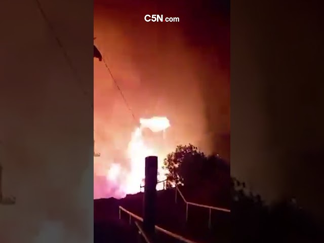 INCENDIOS EN CÓRDOBA: SE PRENDIÓ FUEGO UNA AEROSILLA