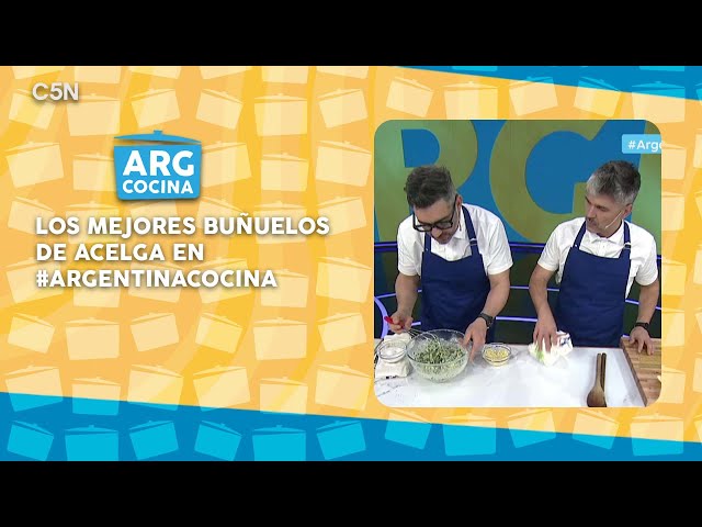 Los MEJORES BUÑUELOS de ACELGA en #ARGENTINACOCINA