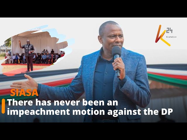 ⁣“There has never been an impeachment motion against the DP Rigathi Gachagua,” Kimani Ichung’wa