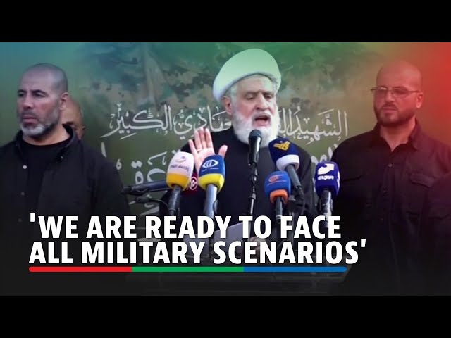 ⁣Hezbollah deputy leader says confrontation with Israel is now 'open-ended battle of reckoning&#