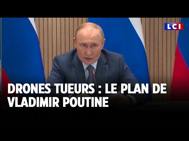 ⁣Drones tueurs : le plan de Vladimir Poutine