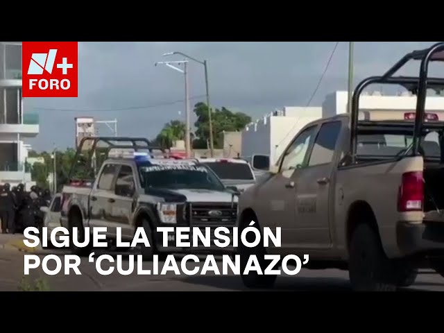 ⁣Así amanece Culiacán, Sinaloa, después de enfrentamientos entre policías y criminales - Las Noticias