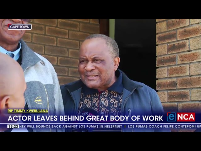 ⁣Actor Timmy Kwebulana leaves behind great body of work