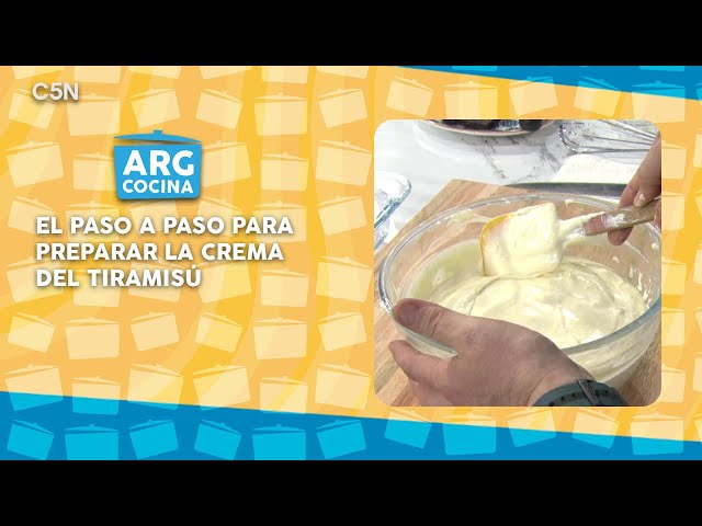 ⁣¿CÓMO se HACE la CREMA de un TIRAMISÚ DELICIOSO?