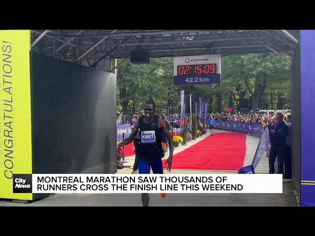 32nd edition of the Montreal marathon took place this weekend