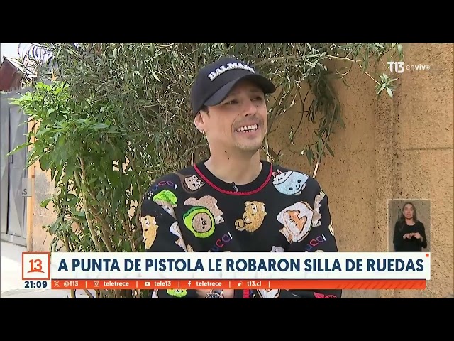 A punta de pistola le robaron su silla de ruedas a Alberto Abarza