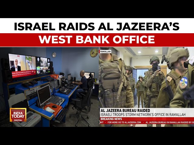 ⁣West Bank Al Jazeera Chief Comments On Israeli Raid That Led To Office Being Closed