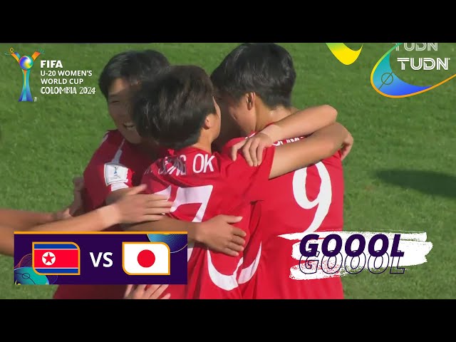 ⁣¡GOL DE COREA! Choe abre el marcador | Corea del Norte 1-0 Japón | Mundial Femenil Sub20 | TUDN