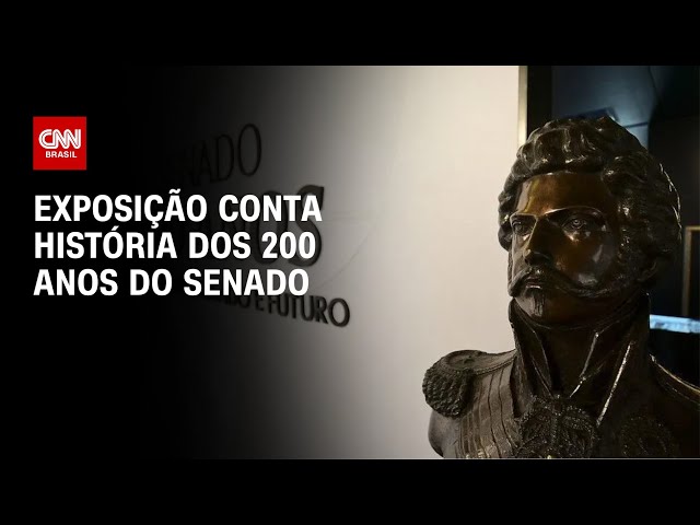 ⁣Exposição conta história dos 200 anos do Senado | CNN PRIME TIME