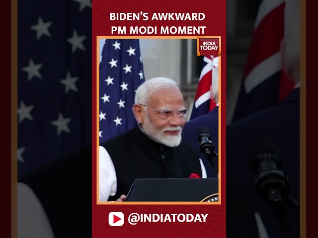 Who Am I Introducing Next?: Joe Biden's Awkward Moment As He Introduces PM Modi On Stage