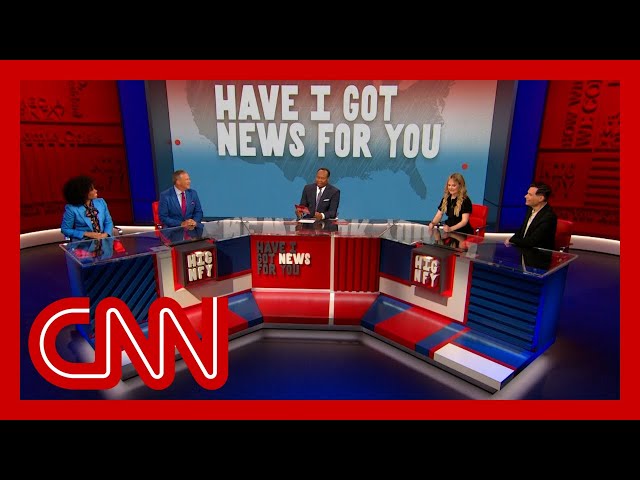 ⁣Comedians and ex-GOP congressman poke fun at the news on 'Have I Got News For You' with Ro