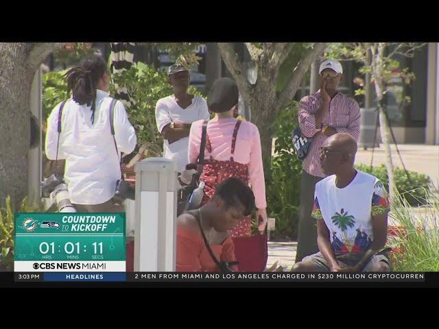 ⁣Florida's Haitian community holds rally after Trump claims about immigrants eating pets in Ohio