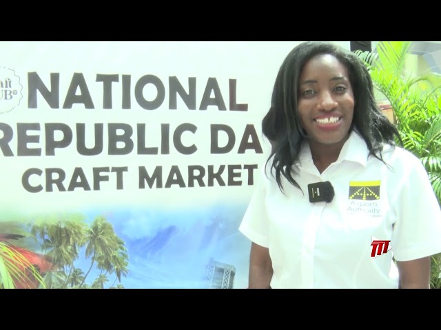 ⁣Local Market At Piarco Airport