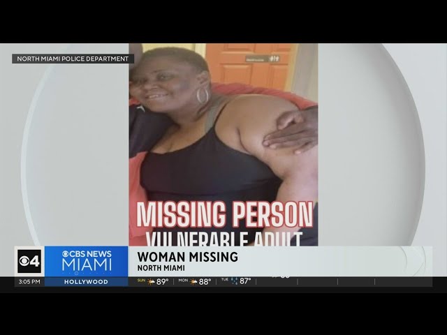 ⁣Police search for missing North Miami woman