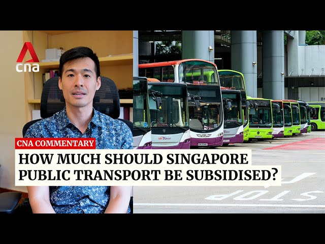 ⁣How much should Singapore public transport be subsidised? | Commentary