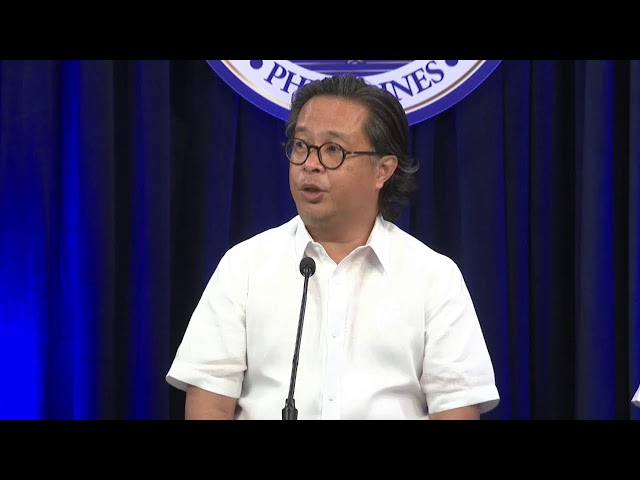 Malacañang holds press briefing