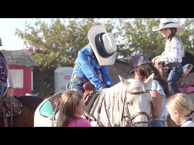 ⁣Two years after ‘Razzle’ was stolen, one junior rider jumps back in the saddle